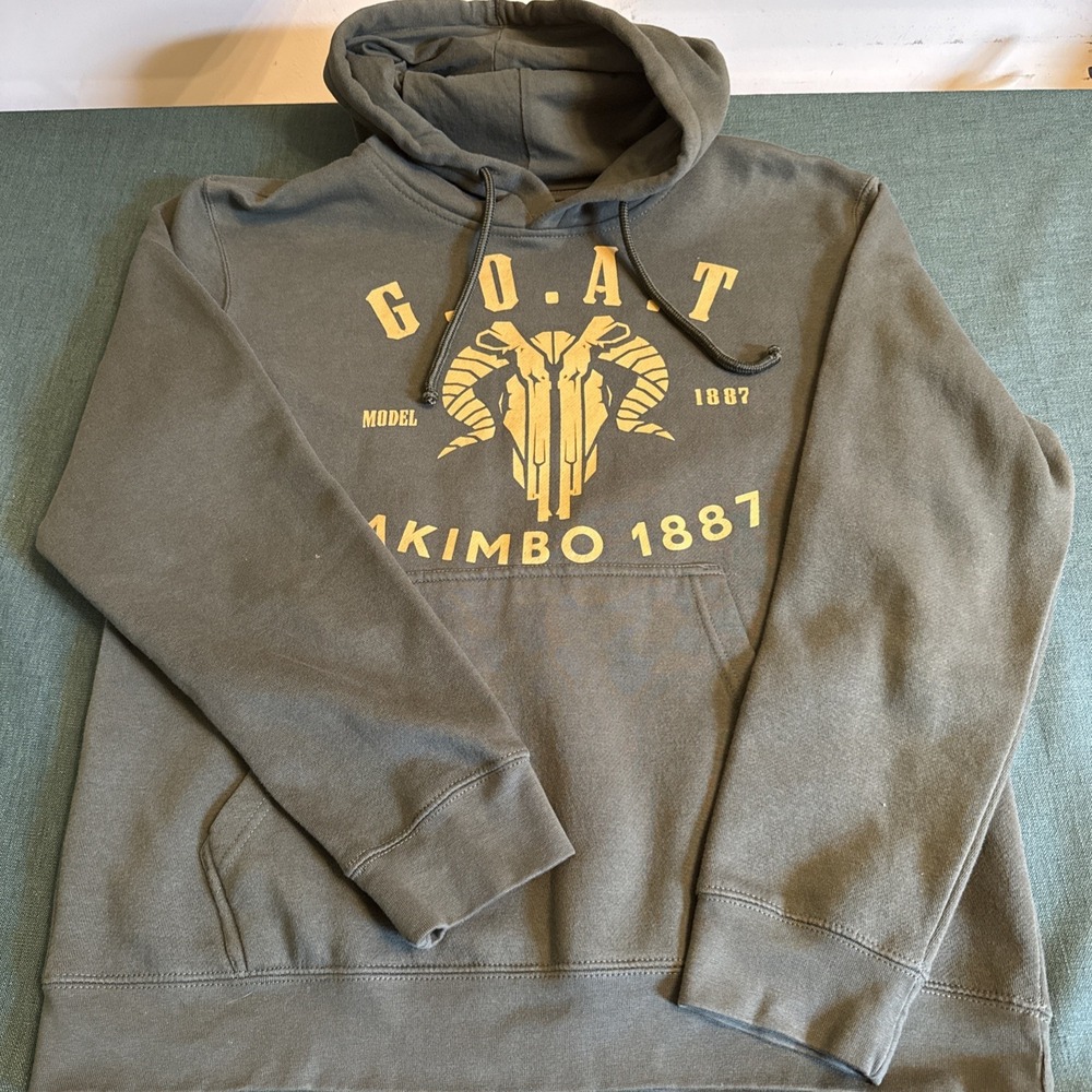 Call of Duty hoodie akimbo mens green large video game based